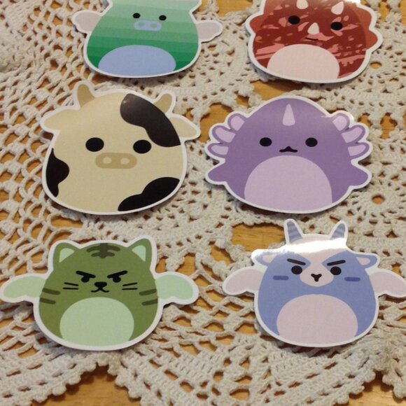 Cute animals, colorful stickers for cellphones, laptop, lockers, crafts - Picture 4 of 5